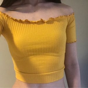 Off the shoulder crop top from Forever 21